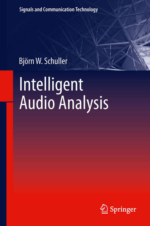 Book cover of Intelligent Audio Analysis
