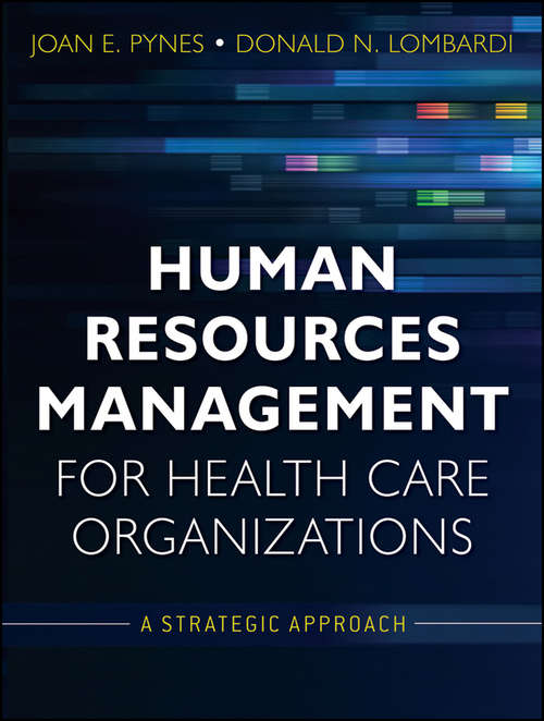 Book cover of Human Resources Management for Health Care Organizations