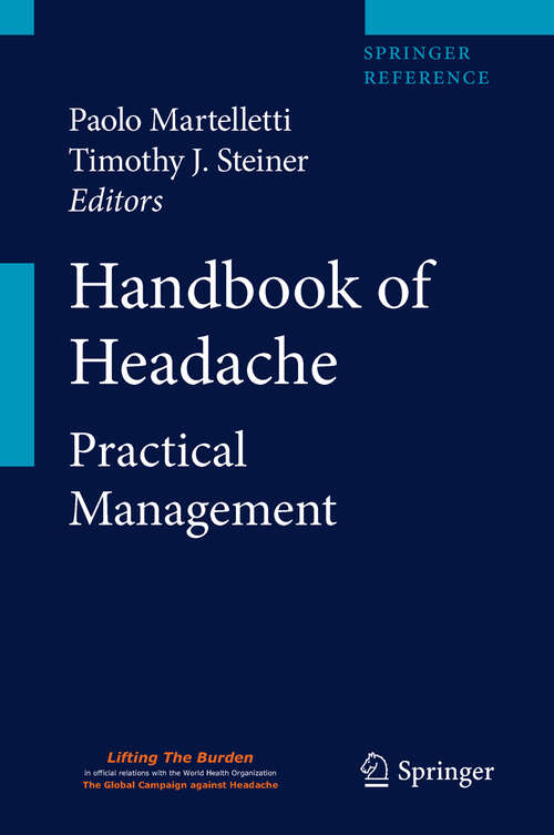 Book cover of Handbook of Headache