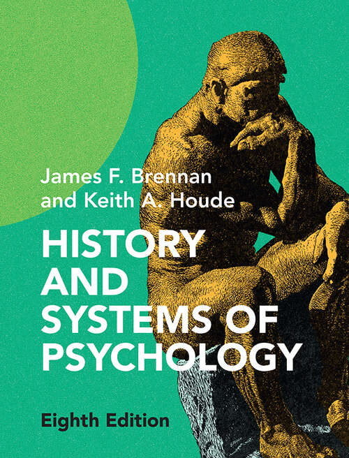 Book cover of History and Systems of Psychology (8)