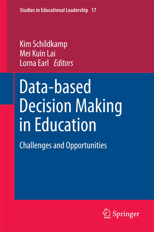 Book cover of Data-based Decision Making in Education