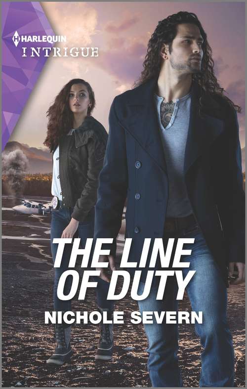 Book cover of The Line of Duty: The Line Of Duty (blackhawk Security) / Marine Protector (fortress Defense) (Original) (Blackhawk Security #6)