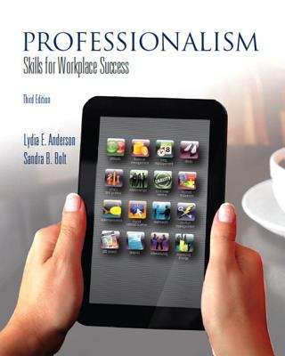 Book cover of Professionalism Skills for Workplace Success (Third Edition)