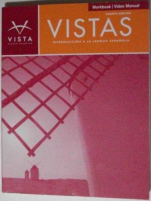 Book cover of Vistas: Introducción a la lengua española