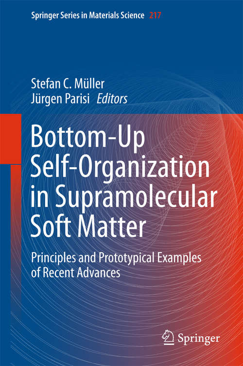 Book cover of Bottom-Up Self-Organization in Supramolecular Soft Matter