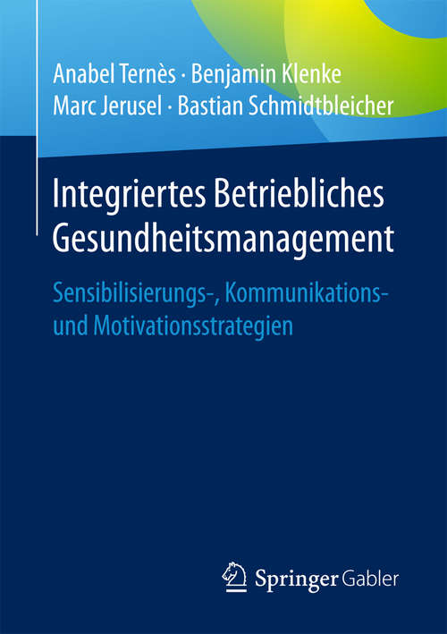 Book cover of Integriertes Betriebliches Gesundheitsmanagement