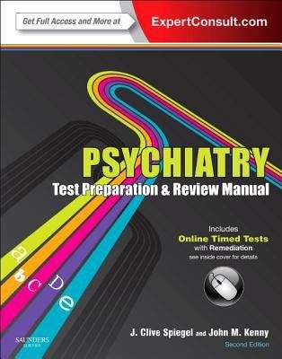Book cover of Psychiatry Test Preparation and Review Manual (Second Edition)