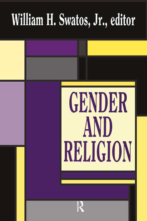 Book cover of Gender and Religion