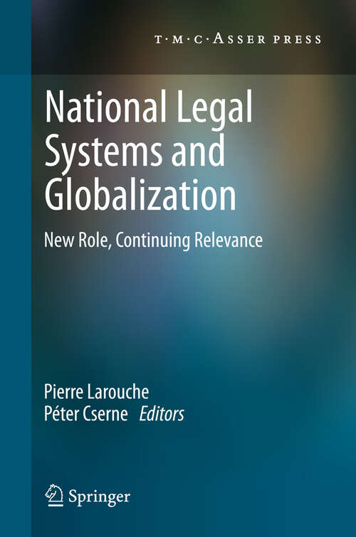 Book cover of National Legal Systems and Globalization