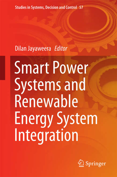 Book cover of Smart Power Systems and Renewable Energy System Integration