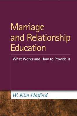 Book cover of Marriage and Relationship Education