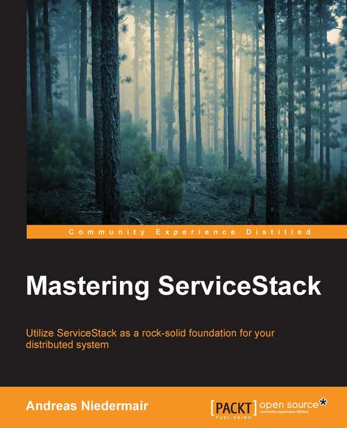 Book cover of Mastering ServiceStack