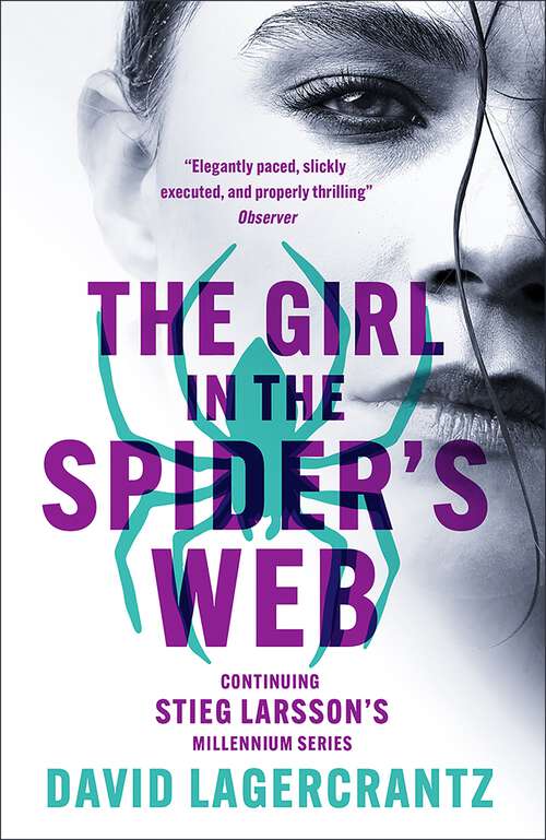 Book cover of The Girl in the Spider's Web: A Dragon Tattoo story (Millennium #4)