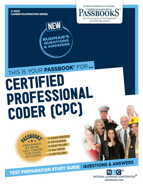 Book cover of Certified Professional Coder: Passbooks Study Guide (Career Examination Series)