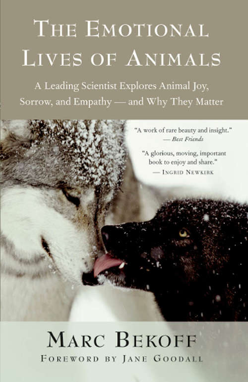 Book cover of The Emotional Lives of Animals