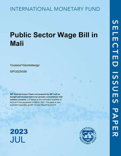 Book cover of Public Sector Wage Bill in Mali (Selected Issues Papers)