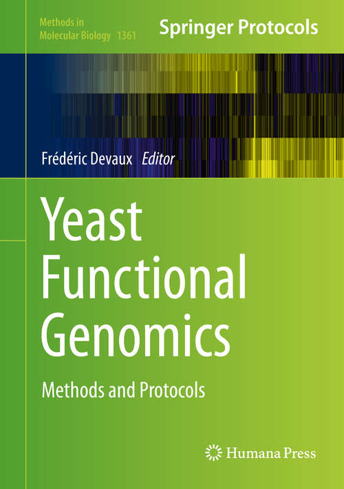 Book cover of Yeast Functional Genomics