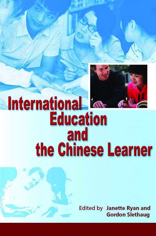 Book cover of International Education and the Chinese Learner