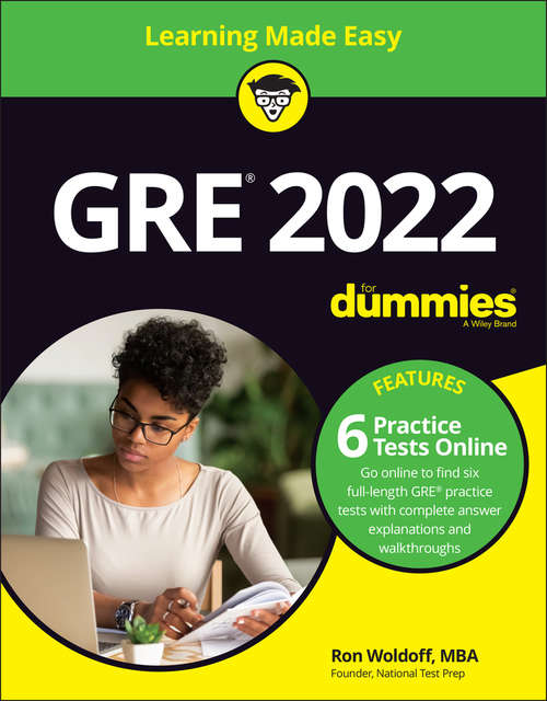 GRE 2022 For Dummies with Online Practice