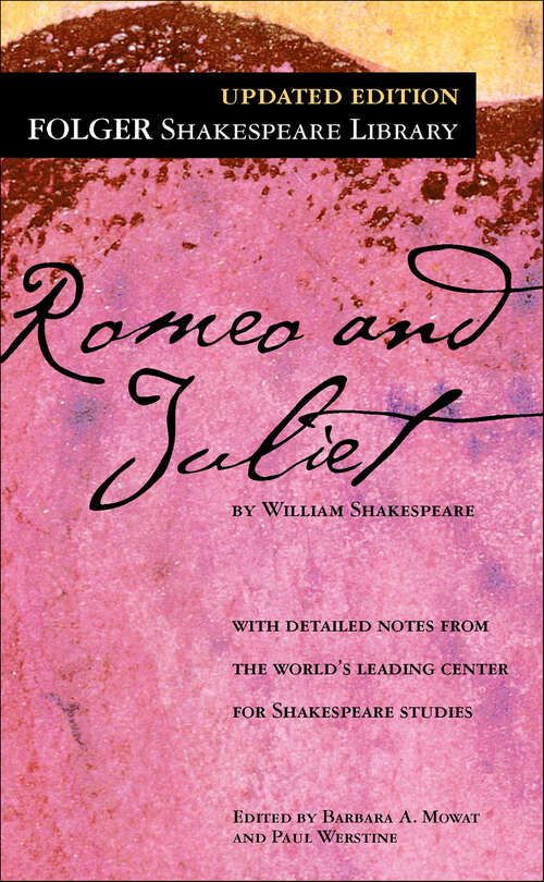 Book cover of Romeo and Juliet (Folger Shakespeare Library)