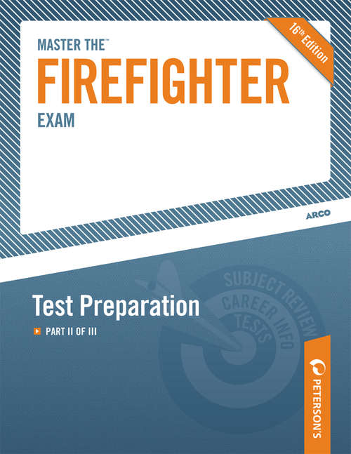 Book cover of Master the Firefighter Exam: Test Preparation