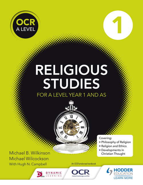 OCR Religious Studies A Level Year 1 and AS: Philosophy And Ethics Year 1 And As