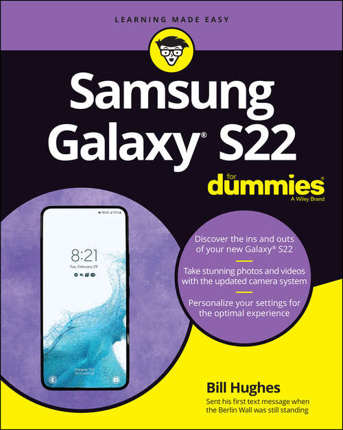 Book cover of Samsung Galaxy S22 For Dummies