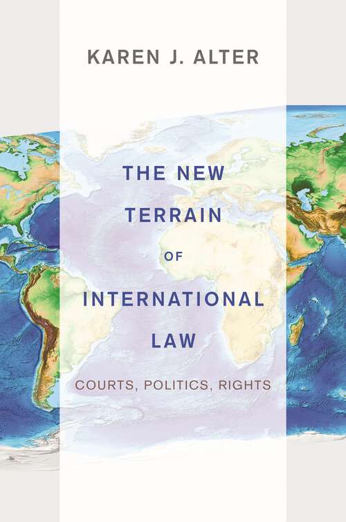 Book cover of The New Terrain of International Law: Courts, Politics, Rights