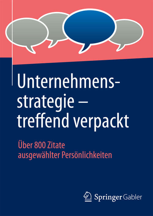 Book cover of Unternehmensstrategie - treffend verpackt
