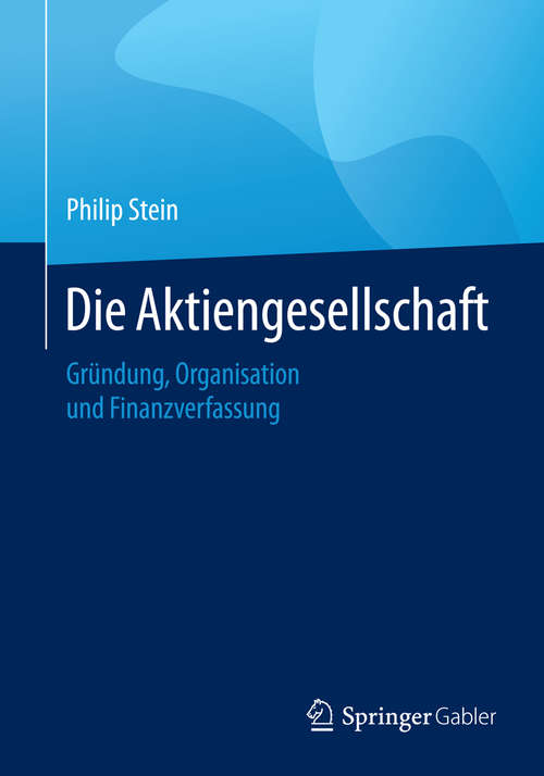 Book cover of Die Aktiengesellschaft