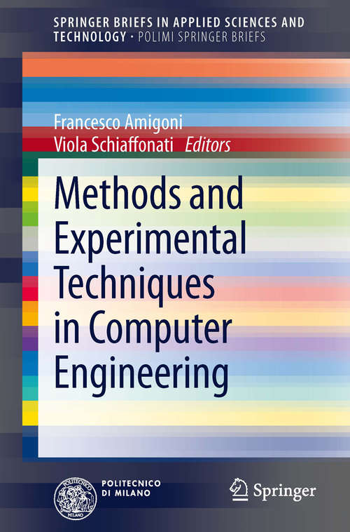 Book cover of Methods and Experimental Techniques in Computer Engineering