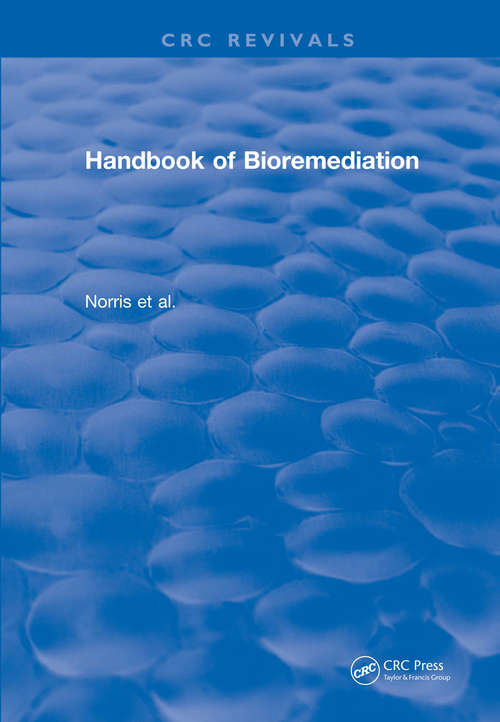 Book cover of Handbook of Bioremediation (CRC Press Revivals)