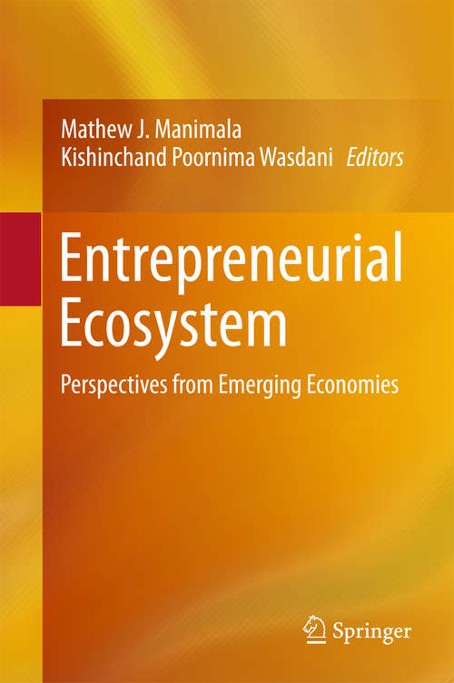 Book cover of Entrepreneurial Ecosystem