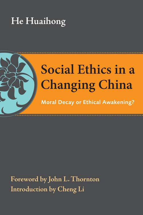 Book cover of Social Ethics in a Changing China