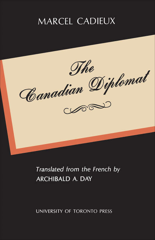 Book cover of The Canadian Diplomat