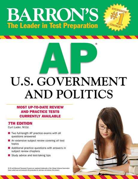 Book cover of Barron's AP U.S. Government and Politics