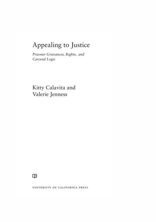 Book cover of Appealing to Justice