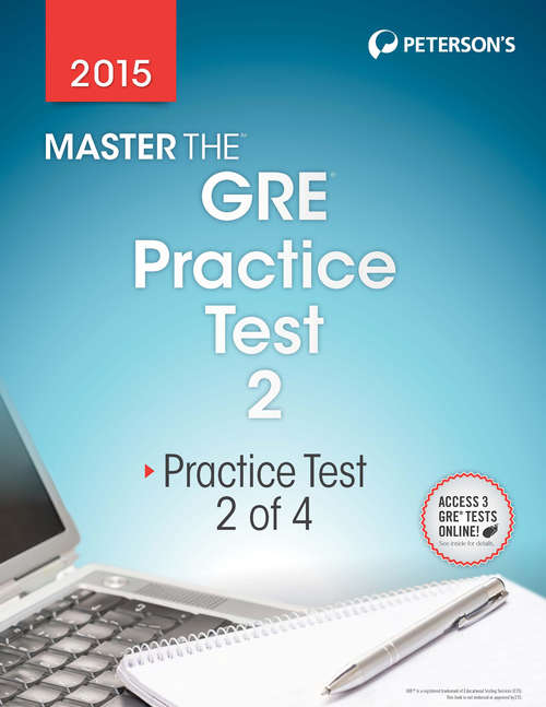 Book cover of Master the GRE 2015: Practice Test 2: Prac Tes 2 of 4