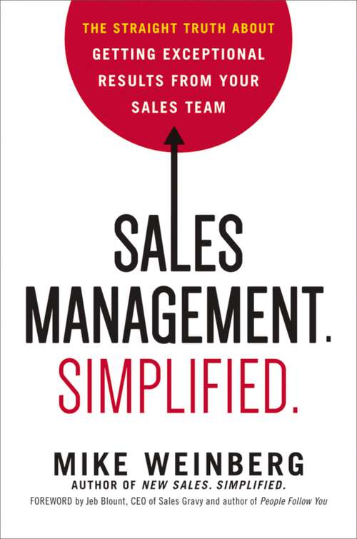 Book cover of Sales Management. Simplified.