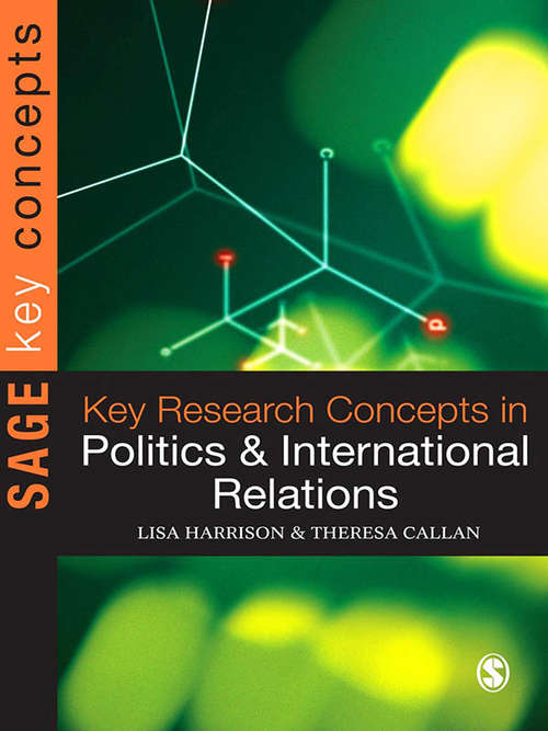 Book cover of Key Research Concepts in Politics and International Relations