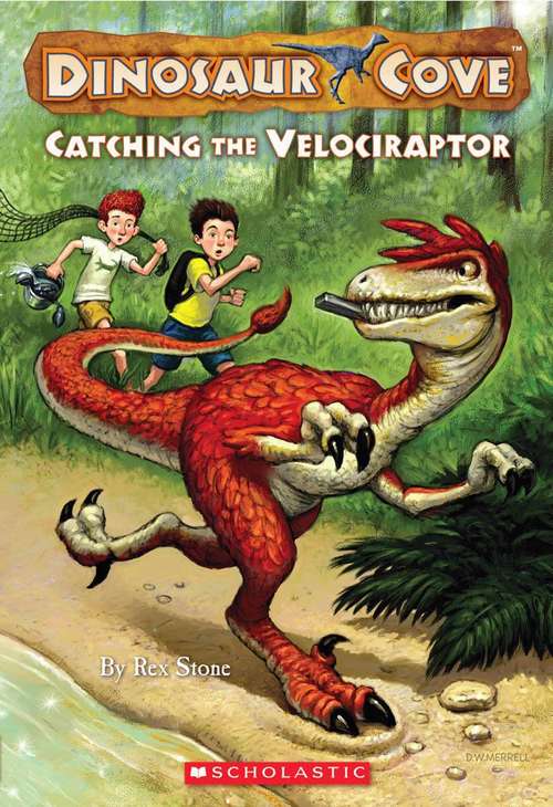 Book cover of Catching the Velociraptor (Dinosaur Cove)