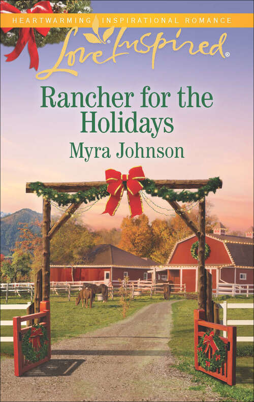 Book cover of Rancher for the Holidays: The Amish Midwife Yuletide Cowboys Rancher For The Holidays