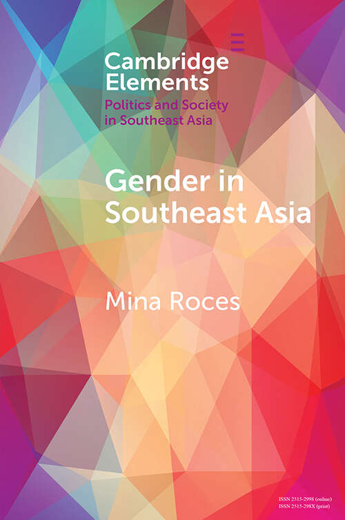 Book cover of Gender in Southeast Asia (Elements in Politics and Society in Southeast Asia)