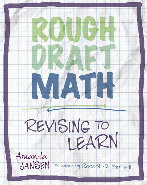 Book cover of Rough Draft Math: Revising to Learn