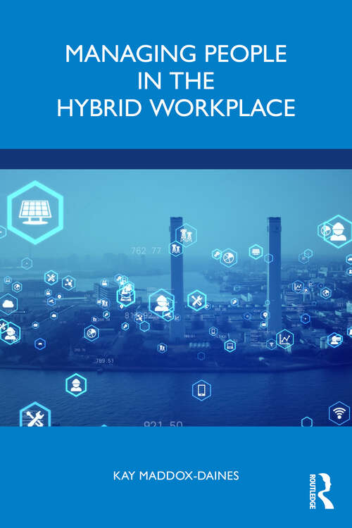 Book cover of Managing People in the Hybrid Workplace