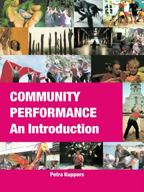 Book cover of Community Performance: An Introduction