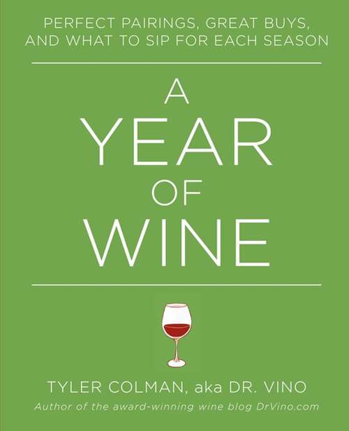 Book cover of A Year of Wine