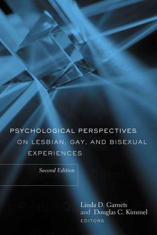 Book cover of Psychological Perspectives on Lesbian, Gay, and Bisexual Experiences, second edition