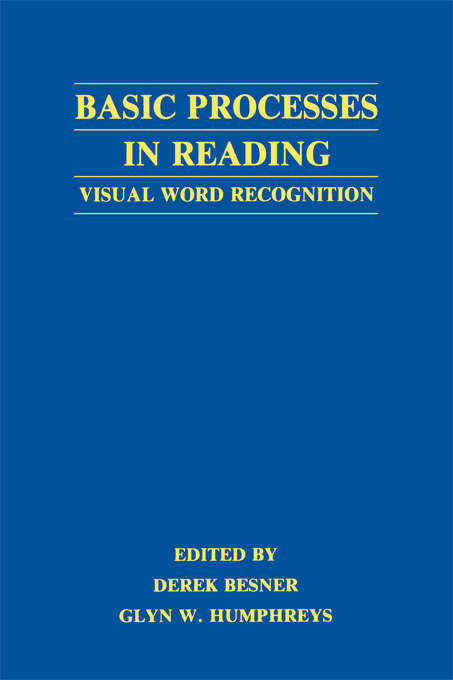Cover image of Basic Processes in Reading