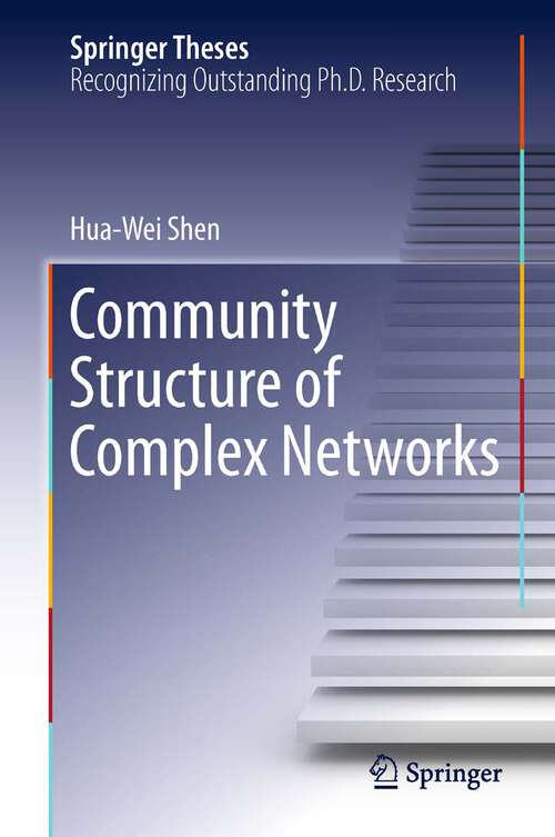 Book cover of Community Structure of Complex Networks